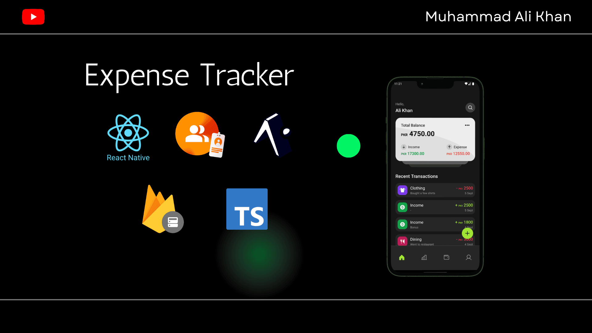 Mobile Expense Tracker project