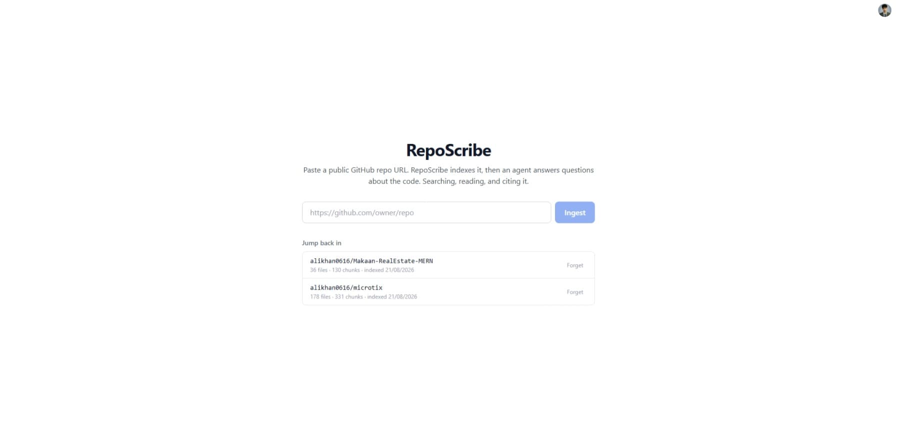 RepoScribe project